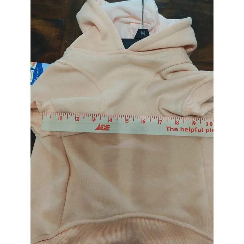 Gilmore Girls Coffee & Cynicism Pet Dog Hoodie Sweatshirt Peach NWT